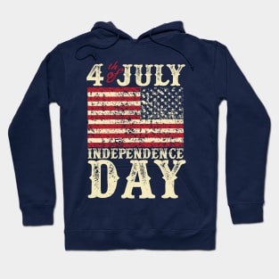 4th of July independence day shirt | American; USA; flag; America; stars and stripes; red white and blue; patriotic; Hoodie